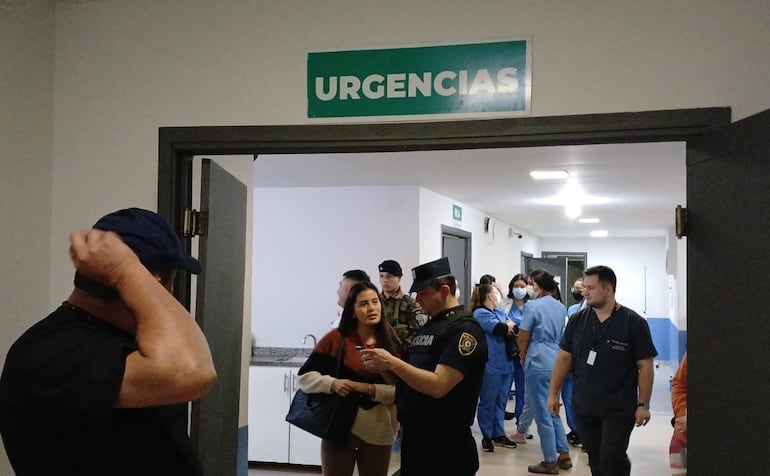 Miguel Ángel Insfrán está internado en estado de observación en el Hospital Regional de Ciudad del Este.