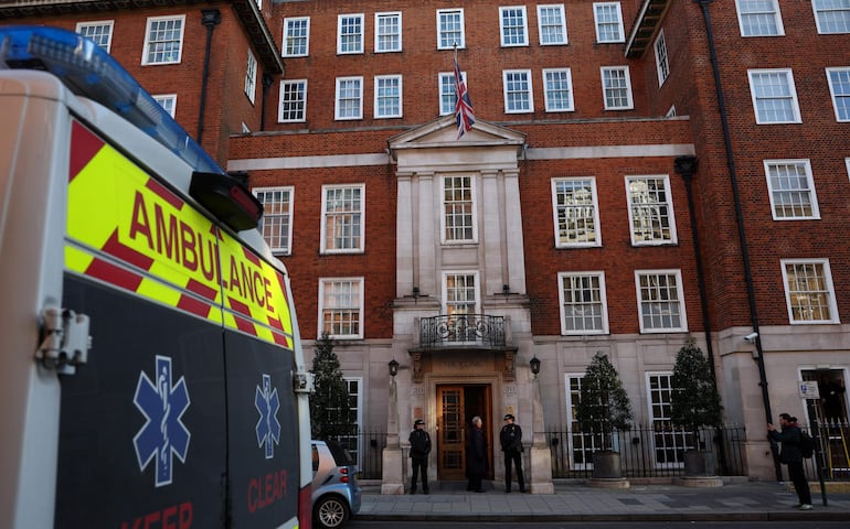 La princesa de Gales está internada en The London Clinic, en Londres, Inglaterra, donde fue sometida a una cirugía abdominal. (EFE/EPA/ANDY RAIN)
