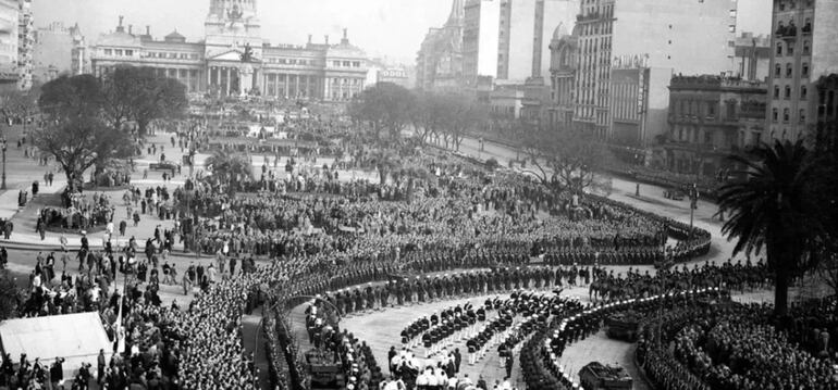 cortejo funebre eva peron