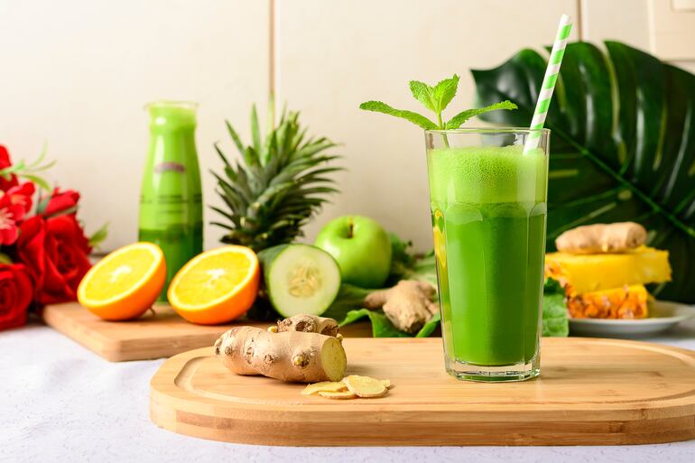 Jugo verde.