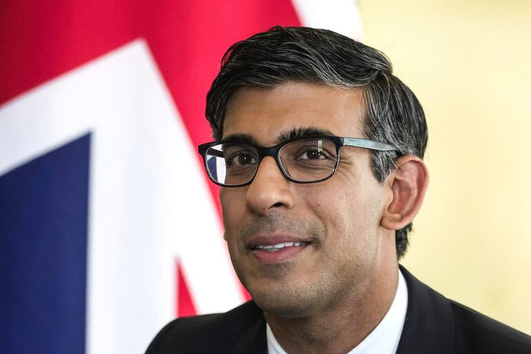 Rishi Sunak primer ministro británico.