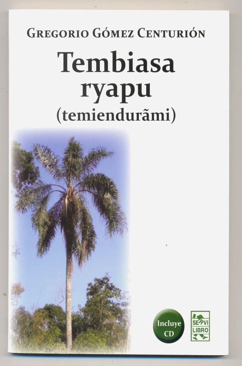 Portada del libro "Tembyasa ryapu" de Gregorio Gómez Centurión.