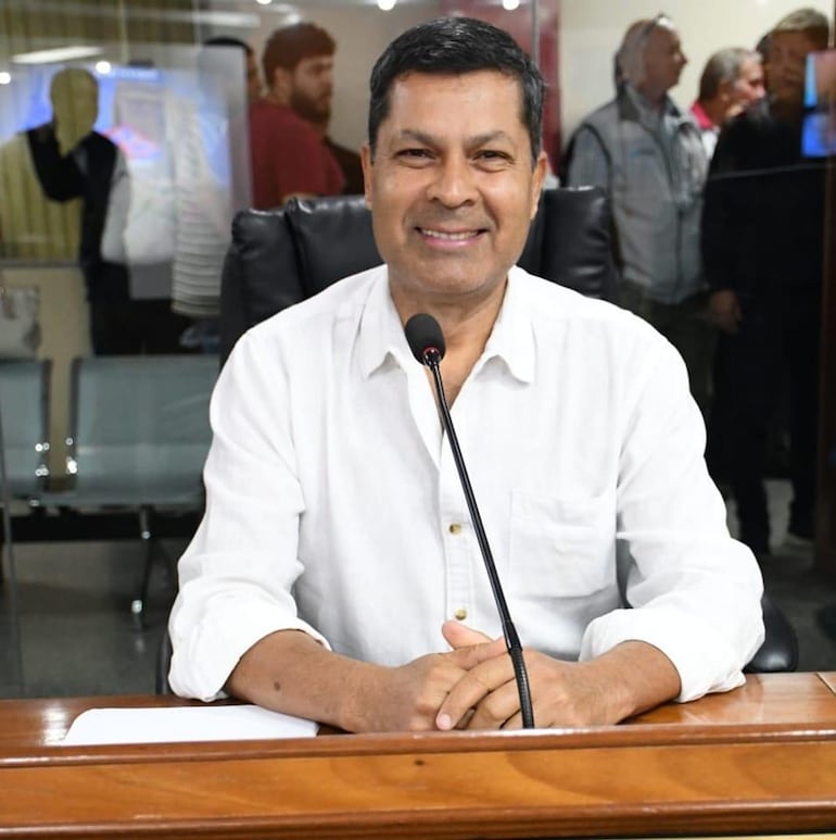 Javier Pintos, concejal de Asunción (ANR) y proyectista de la "Semana del Orgullo Heterosexual".