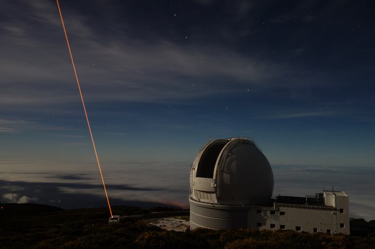 Telescopio William Herschel en La Palma.