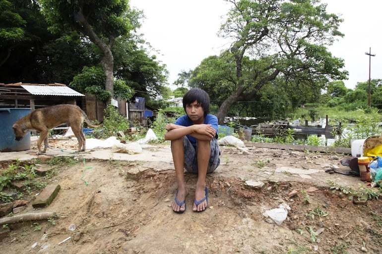 El país de las polladas (Paraguay, 2018. Foto de Unicef).