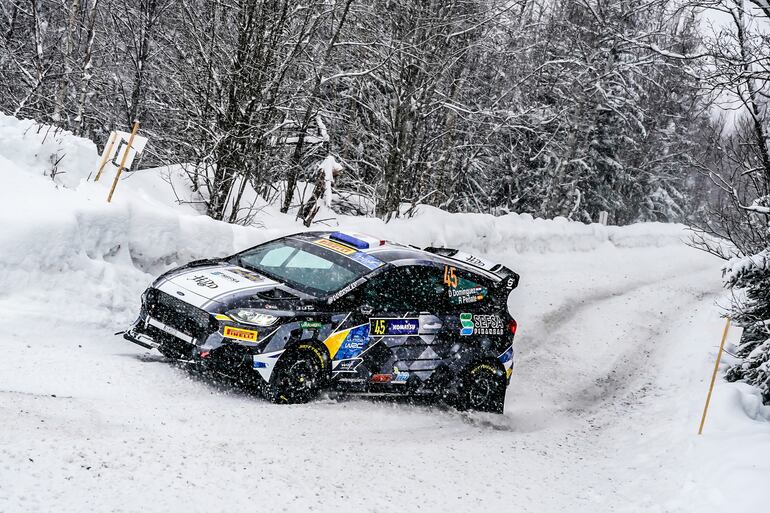 Diego Domínguez B. (JWRC) abandonó por una avería mecánica.