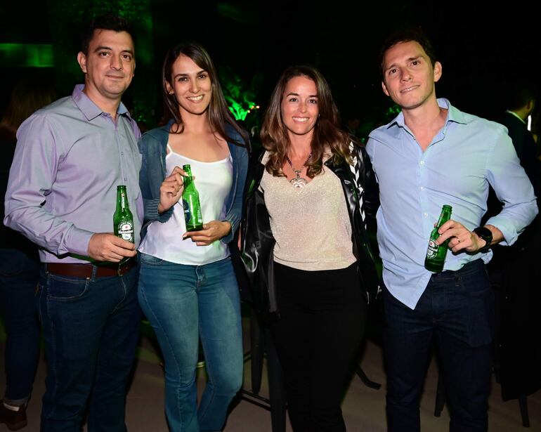 Gustavo Pereira, Yessica Finatto, María Courel y Francisco Morales.