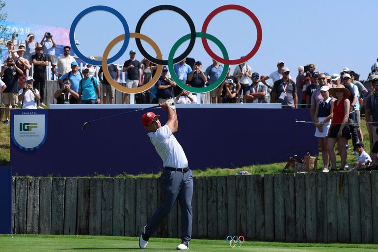 El golfista paraguayo Fabrizio Zanotti debuta en los Juegos Olímpicos París 2024.