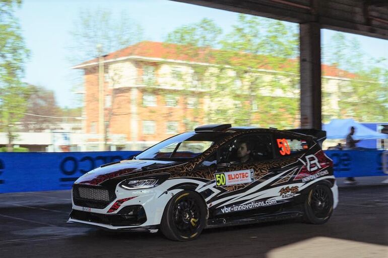 Así lucirá el Ford Fiesta Rally3 de Diego Domínguez Bejarano y Rogelio Peñate en Italia, con el #50 en los laterales.