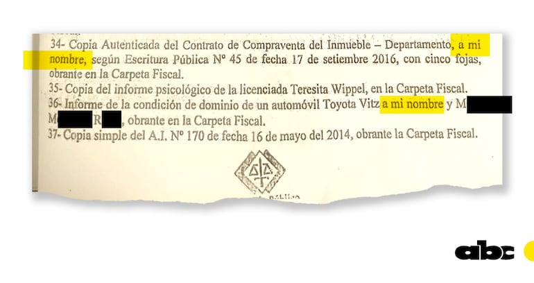  La acusación de la fiscala Hermegilda Cubilla deja la duda si la agente fiscal tenía bienes en común con la víctima de violencia familiar ahora acusada  por su agresor  o simplemente  se olvidó de modificar el “copiatín”.