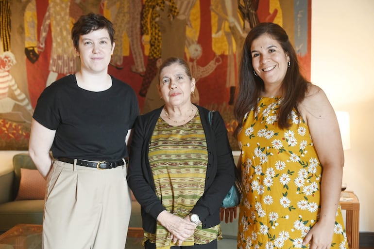 Cecile Jouannard, Cristina Bofelli y Valeria Canata.