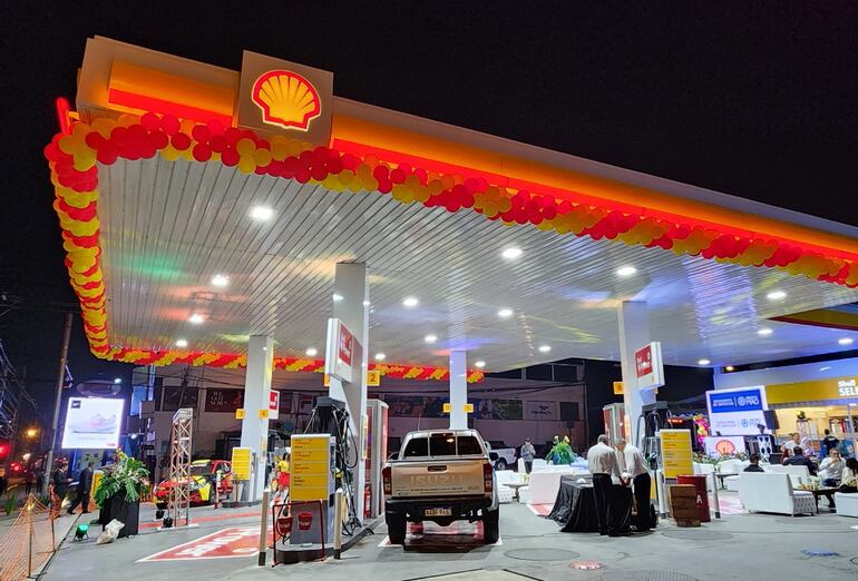 La nueva estación de servicios Shell Grupo MAO, en Asunción.