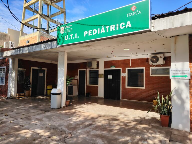 Unidad de Terapia Intensiva Pediátrica (UTIP) del Hospital Regional de Encarnación.