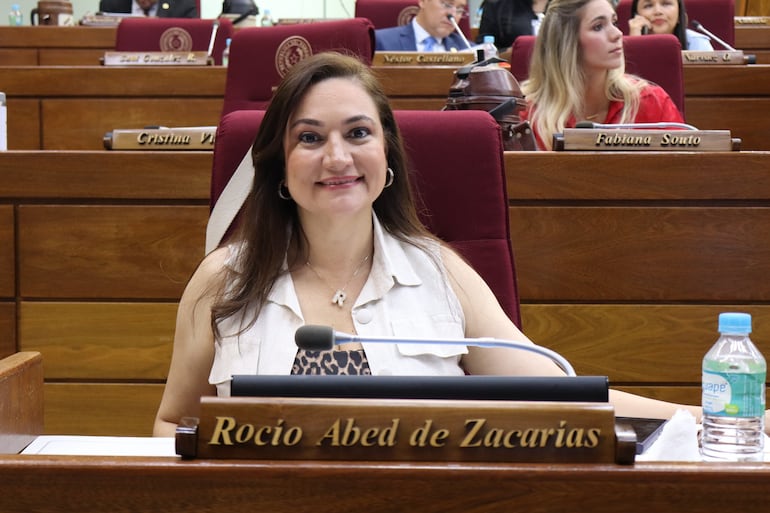 Rocío Abed, líder de la bancada cartista en Diputados.