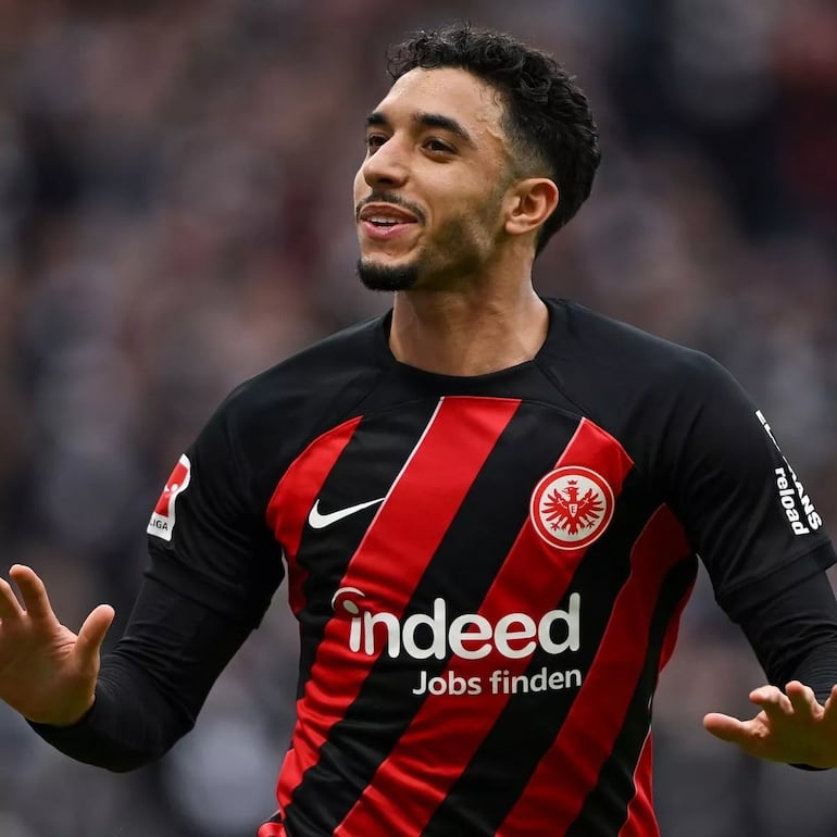 Omar Marmoush, goleador del Eintracht Frankfurt.