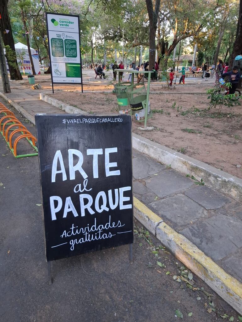 "Arte al parque". 