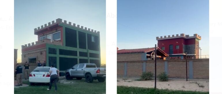 Esta es la casa de verano del juez de Paz del Juzgado de Nueva Asunción (Presidente Hayes), Jorge Adolfo Franco Garelik, allanada esta mañana.