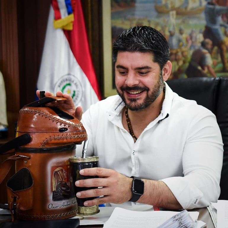 Óscar "Nenecho" Rodríguez, intendente de Asunción. Foto: X.