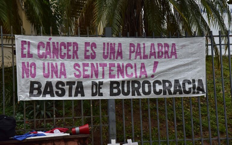 Manifestacion de Pacientes Oncologicos  frente al MSPBS
Hoy 29 de Julio de 2024
Gustavo Machado