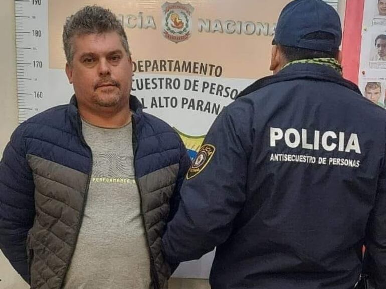 Osmar Wottrich Noguera, detenido durante un allanamiento en Tavapy.