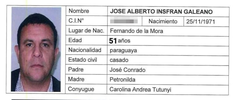 Presunto narco pastor José Insfrán.