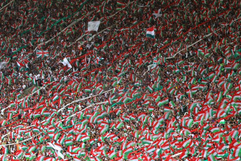 Los hinchas de Fluminense en el Maracaná