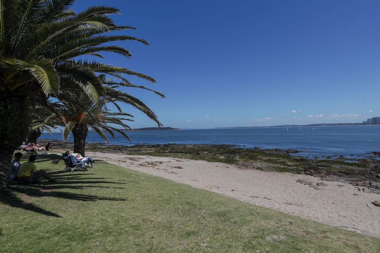 Una playa en la ciudad de Punta del Este (Uruguay).