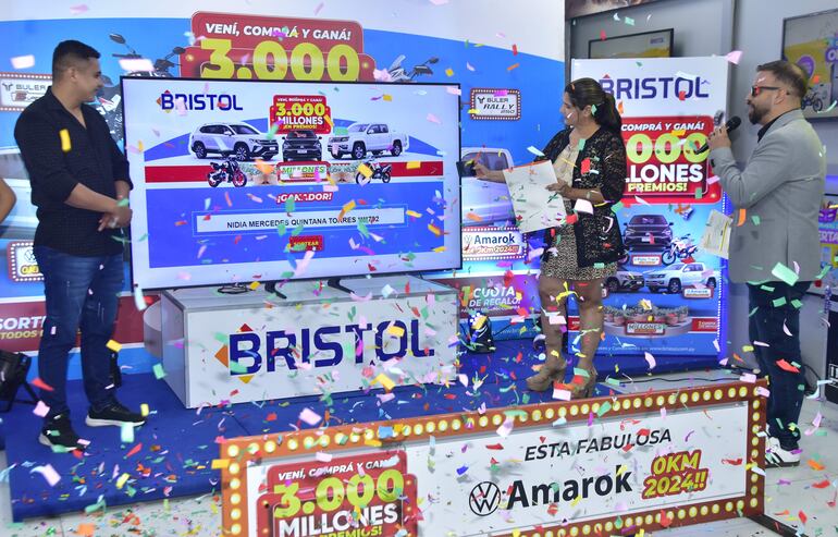 Bristol realizó el último sorteo de su promo "3.000 millones en premios".