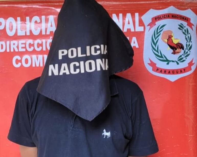 Este joven de 24 años fue aprehendido en Capiatá por contar con una orden de captura pendiente.