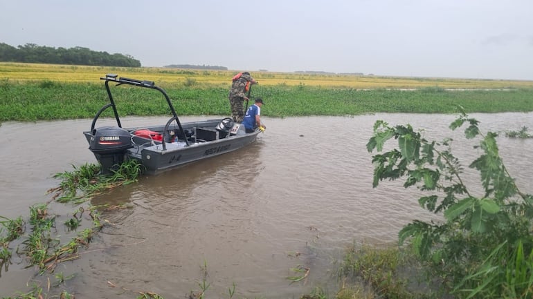 La Armada Paraguaya reportó el hallazgo de un cuerpo en Villeta.