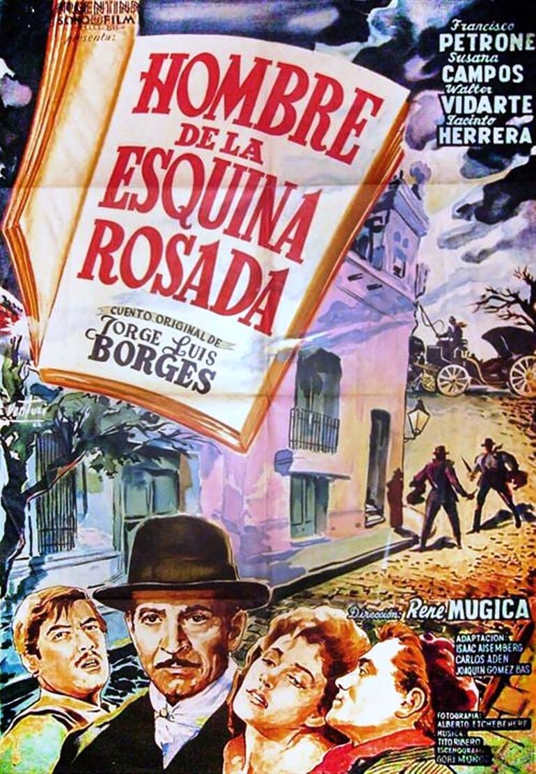 Afiche de "Hombre de la esquina rosada" (René Mugica, 1962).