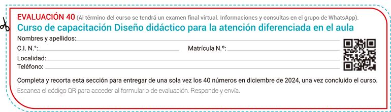 Recomendaciones para la 
elaboración de la evaluación formativa