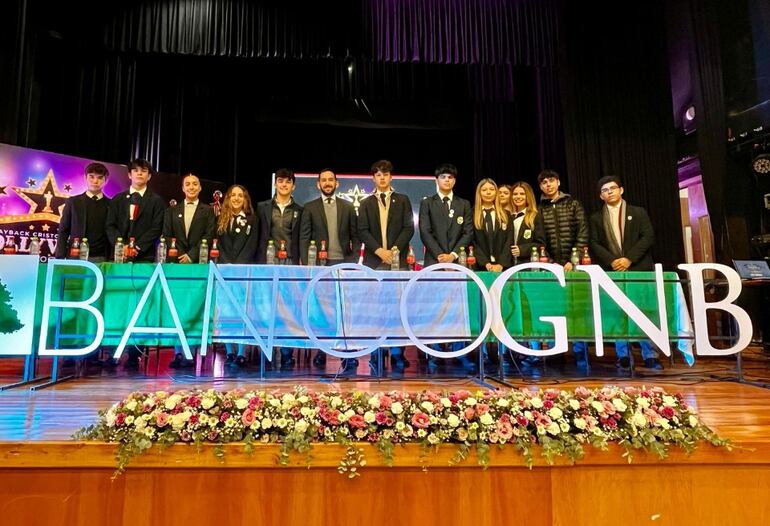 Banco GNB Paraguay patrocinó  el Playback Hollywood 2024 del Colegio Cristo Rey, que fue realizado en el Arena SND.