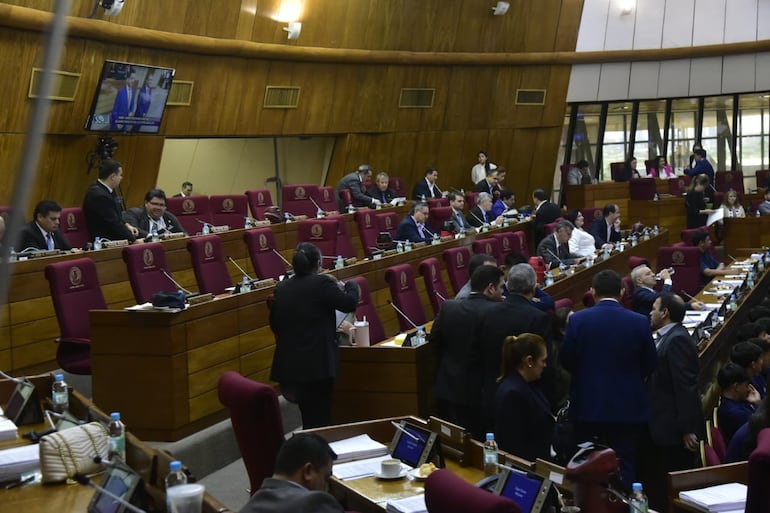 Diputados reponen Pabellón Nacional stronista con “una orla roja”