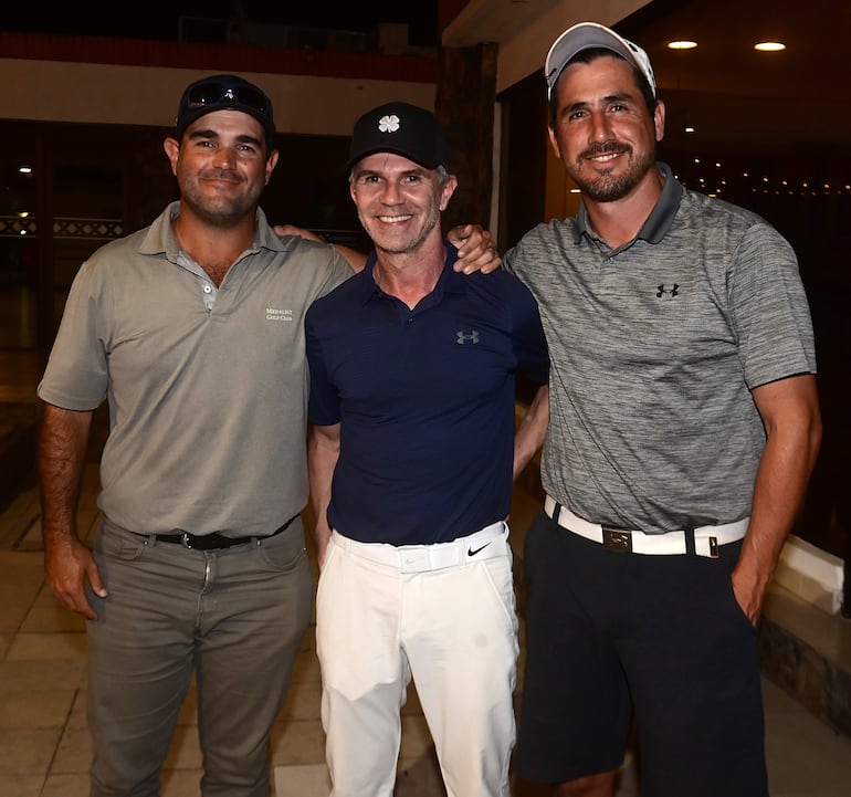 Horacio León, Tony Domínguez y Juan Crosa.