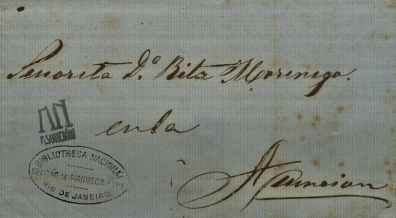 En el Archivo obra también una carta de Manuel María Fabio a la Srta. María Rita Marengo del 9 de diciembre de 1867