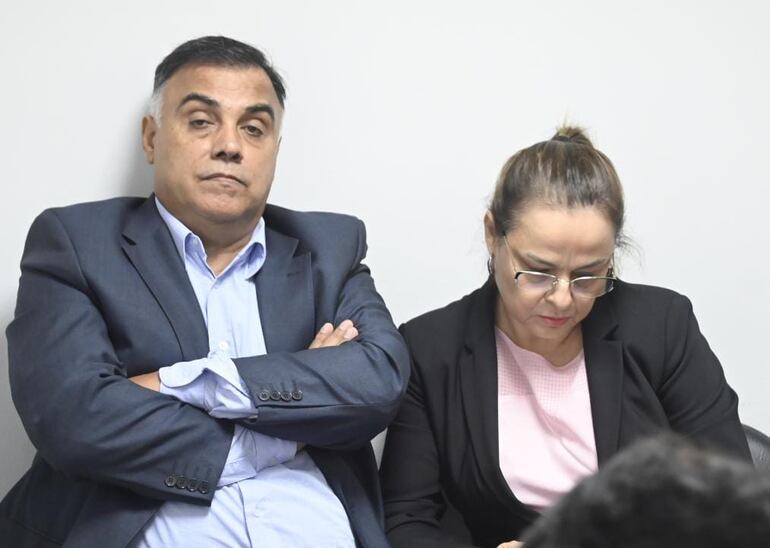 Javier Díaz Verón y María Silvia Morínigo