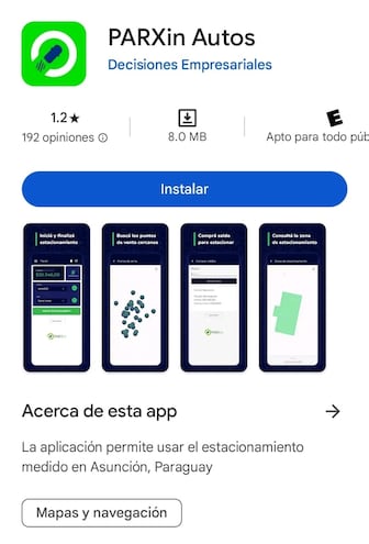 Son tres las aplicaciones que fueron analizadas: Parxin autos, Parxin motos y la web principal.