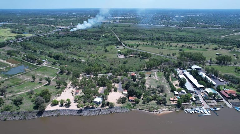 Parte de la finca 916 de Remansito, Villa Hayes  donde se instalaron los invasores VIP.