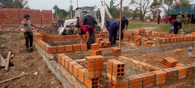 
Esta construcción se encuentra en la parte del cimiento y está ubicada en el mismo sector que quedó devastado por el temporal 