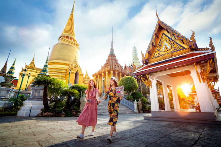 Gran palacio, Bangkok, Tailandia.