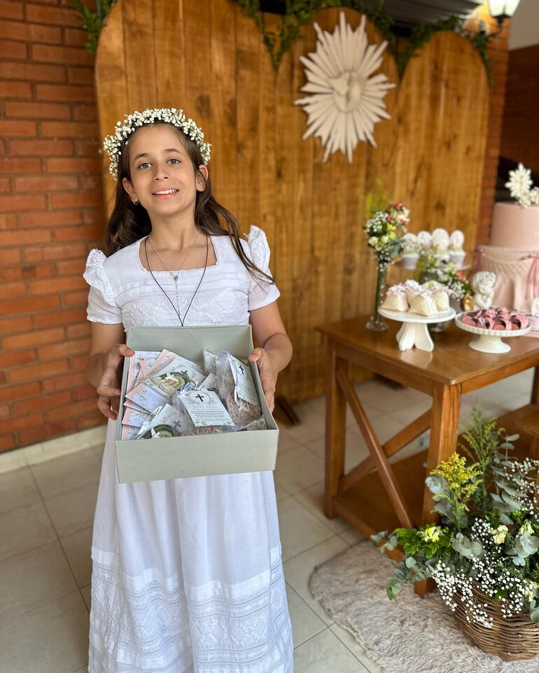 ¡Feliz! Rinske Annelijn el día de su encuentro con Jesús. (Instagram/Paola Maltese)