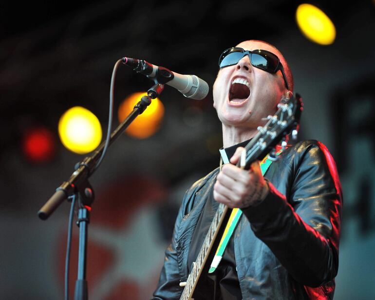 Sinead O'Connor durante una presentación en el año 2013 en La Haya, Países Bajos.