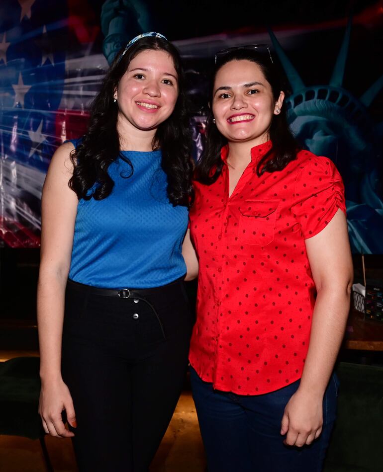 Alice Franco y Elida Moreno.