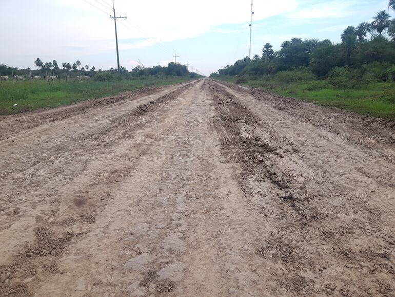 Los caminos de la zona necesitan ser reparados de urgencia; el tramo corresponde a la zona Toro Pampa-Fuerte Olimpo.