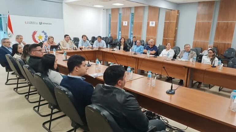 Reunión en Senacsa, sobre la auditoría de la aplicación de la norma de la carne.