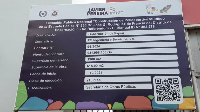 Otro año más iniciarán clases en zona de obras en la escuela José Gaspar Rodríguez de Francia de Encarnación.