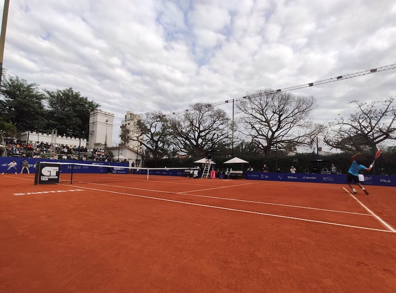 La final del ATP Challenger Santa Fe entre Adolfo Daniel Vallejo y Burruchaga.