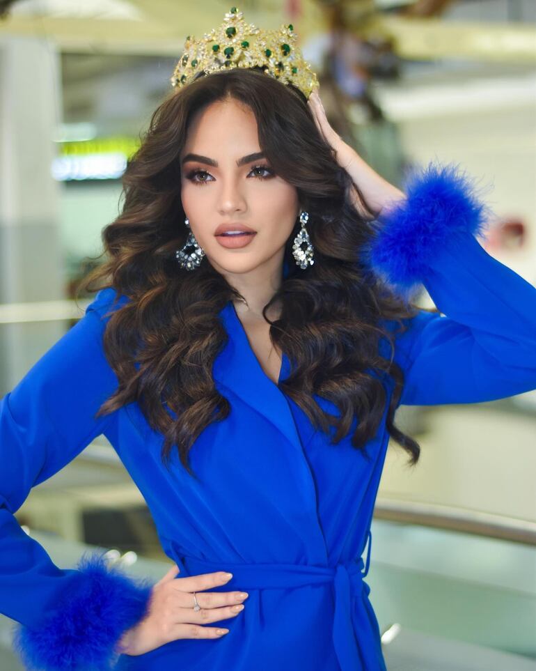 Sharon Capó Nara fue a Colombia para seguir preparándose para el certamen Miss Grand International 2024.