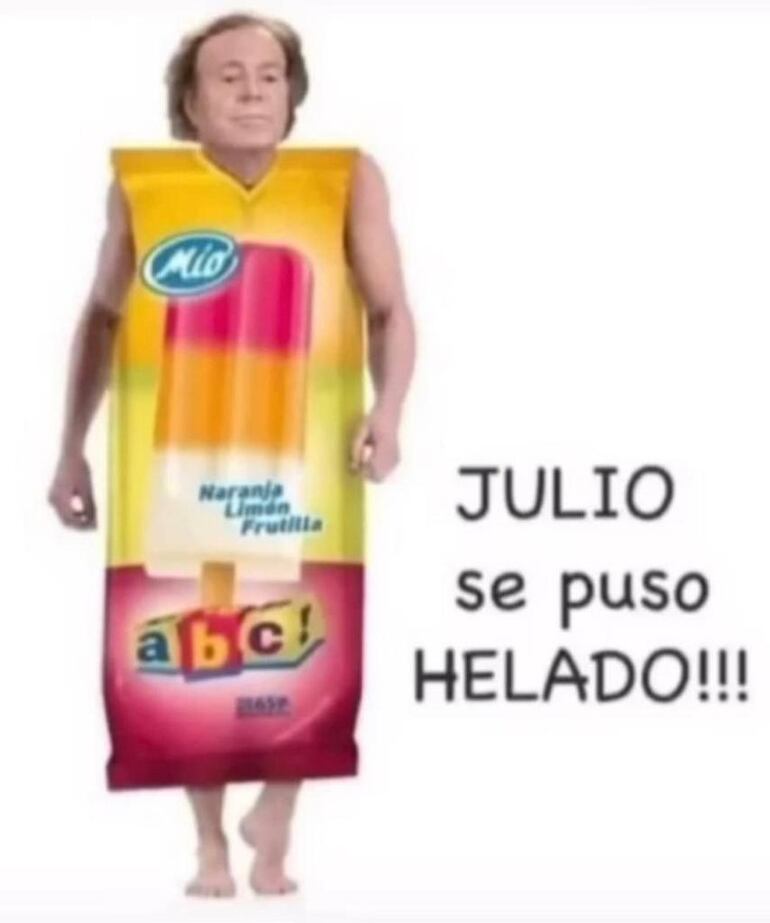 Julio se puso helado